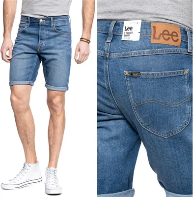Produktbild von LEE Herren, Shorts 5 POCKET SHORT, Regular fit, W38, Blau, kurze, hosen,