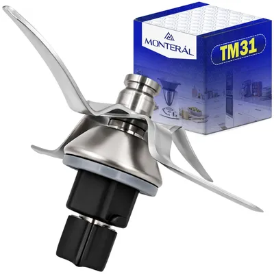 Messer-Set für Thermomix TM31, Edelstahl, inkl. Dichtung