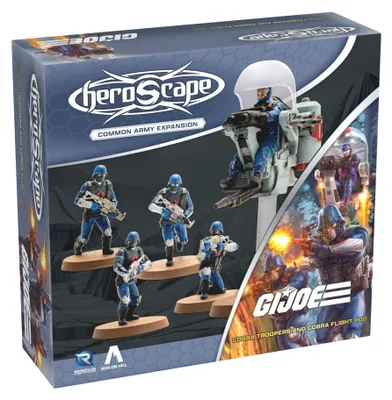 Obrázek produktu pro G.I. Joe Heroscape: COBRA Troopers a Cobra Flight – Rozšíření pro deskovou hru – Anglická verze