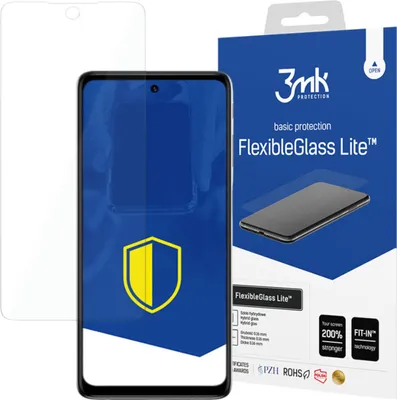 Image de 3mk Verre d'écran hybride FlexibleGlass Lite pour Motorola Moto G51 5G 0,16mm 6H