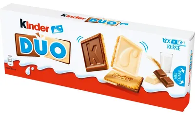 Zdjęcie produktu dla Ciastka Kids Duo z białą i mleczną czekoladą 150g