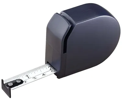 Immagine prodotto di Metro a nastro retrattile da 3 metri/10 piedi, con blocco automatico, scala metrica/inglese, nastro in nylon e acciaio, custodia in ABS, classe di precisione 2