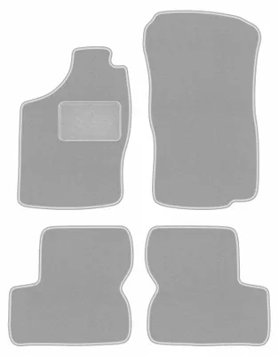 Immagine prodotto di Tappetini in moquette per Opel Astra F 1991-2002 (hatchback/berlina/station wagon) – set 4 pezzi, grigi, su misura – Wielganizator OSLO