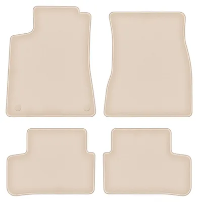 Produktbild von DURBAN Beige Velours-Fußmatten-Set für Mercedes GLA H247 Crossover (2019-)