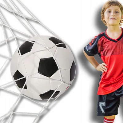 Produktbild von OMNA | Sieť na futbalové bránky 240x150x90 cm - Mimoriadne stabilná - Odolná voči poveternostným vplyvom a robustná - Ideálna na intenzívnu hru