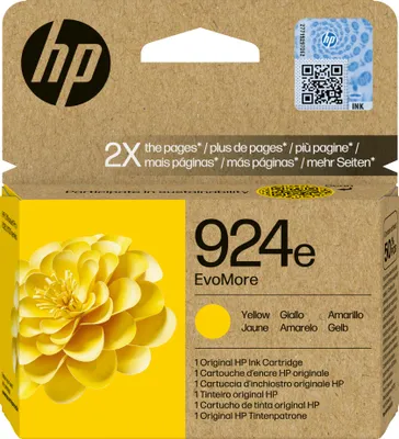 Immagine prodotto di HP EvoMore 4K0U9NE Tintenpatrone yellow No. 924e