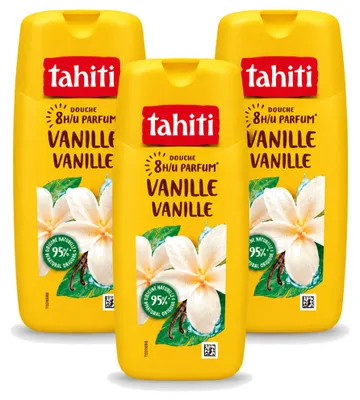 Produktbild von 3 x Tahiti Douchegel Vanille - 315 ml - Vorteilspackung - 3 Stücke