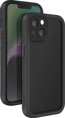 Produktbild von Avizar, Hülle für iPhone 14 Silikon Soft Touch Verstärkte Ränder, Schwarz