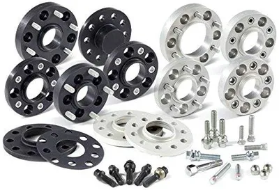 Obrázek produktu pro H&R, rozšiřovací podložky nápravy, 45 mm, 4 otvory, rozteč 100 mm, pro VW GOLF III (1H1), GOLF II (19E, 1G1), Lupo (6X1, 6E1), POLO (6N2), Polo třídvřevé (6N1)