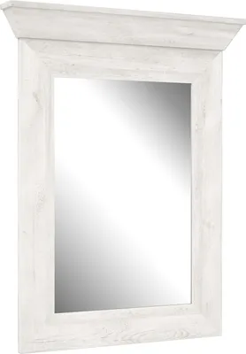 Produktbild von Furniture24 Spiegel Kaschmir KSMD40 Wandspiegel 72.1 x 92.8 x 7.3 cm - Pinie weiß