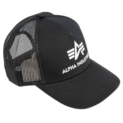 Produktbild von Alpha Industries Baseballcap Basic Trucker schwarz
