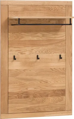 Produktbild von Garderobenpaneel Wandpaneel Greta Wildeiche Teilmassiv geölt Höhe 120cm