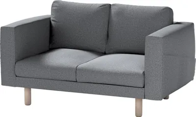 Produktbild von Dekoria Bezug für Norsborg 2-Sitzer Sofa, dunklegrau, Norsborg 2-Sitzer Sofabezug