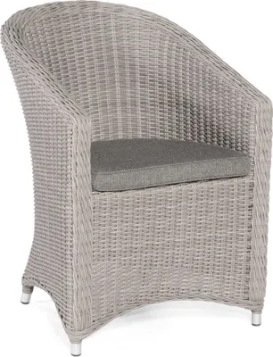 Produktbild von Sonnenpartner Solana Gartensessel Gartenstuhl stone-grey Aluminium mit Polyrattan