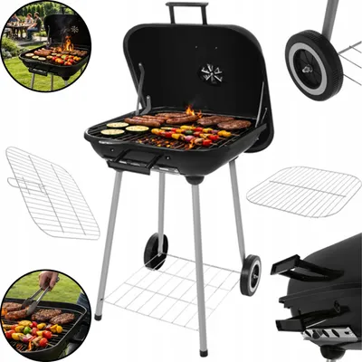 Produktbild von Gartengrill mit Deckel 53 x 77 x 46 cm Kaminer