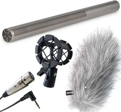 Produktbild von Rode NTG-3 Mikrofon mit Windschutz - Spinne - Kabel