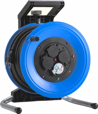 Produktbild von HEDI Kabeltrommel Professional Plus 320 40m; DiagS, Thermoschutzschalter, blau