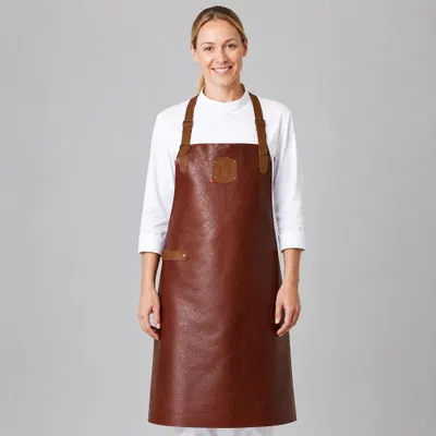 Produktbild von Leder-Latzschürze XL, B 60 x L 89 cm cognac : cognac : 100% Leder