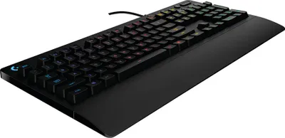 Produktbild von Logitech G 920-008090, Volle Größe (100%), Kabelgebunden, USB, QWERTY, RGB-LED, Schwarz