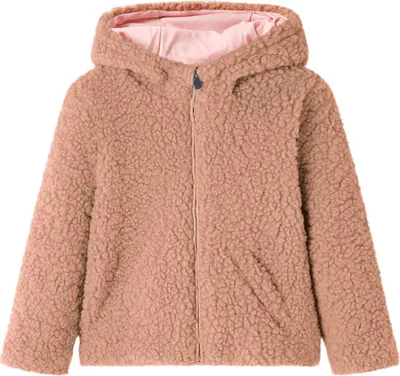 Produktbild von Kinder-Kapuzenjacke Teddy-Kunstpelz Heller Cognac 92