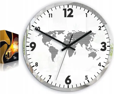 Produktbild von ModernClock, wanduhr groß 30cm wohnzimmer, Stilvoll, Uhr, Continental
