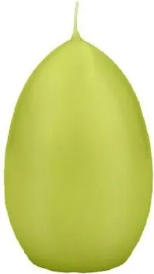 Produktbild von Eikerzen Apfelgrün 120 x Ø 80 mm, 6 Stück