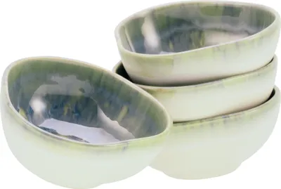 Produktbild von CreaTable, 21512, Yuki Grün-blau, Dipping Bowl 4-tlg, Steinzeug