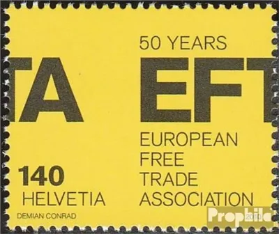 Produktbild von Briefmarken Schweiz 2010 Mi 2172 (kompl.Ausg.) postfrisch Freihandelsassoziation