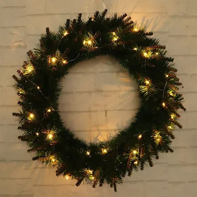 Immagine prodotto di LED luce ghirlanda albero porta muro appeso partito ghirlanda decorazioni - 40cm