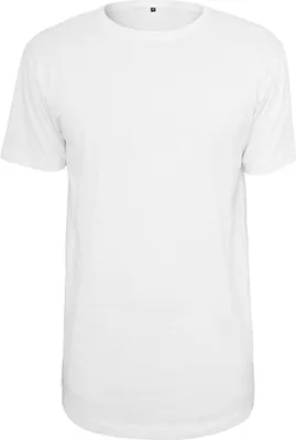Produktbild von Build Your Brand BY028 | Shaped Long Herren T-Shirt - Farbe: White - Größe: 3XL