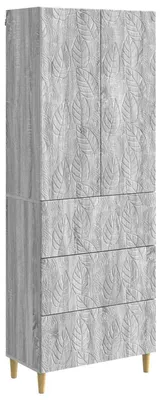 Zdjęcie produktu dla Zestaw szafek 2 pcs Szary Sonoma 66 x 34,5 x 90 cm