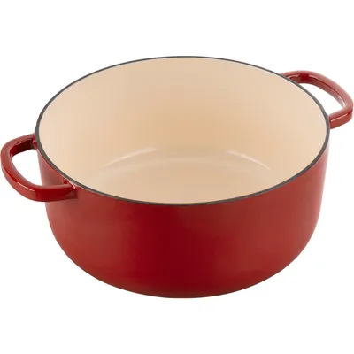 Produktbild von BALLARINI Bellamonte Auflaufform, Bräter, Gusseisen 24cm rund rot