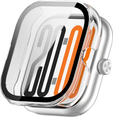 Immagine prodotto di INF Custodia Honor Watch X5 con protezione schermo in vetro temperato, bumper PC Trasparente