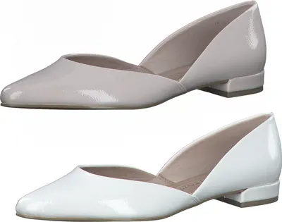 Produktbild von MARCO TOZZI Damen Ballerina elegant 2-82101-28, Größe:37 EU, Farbe:Weiß