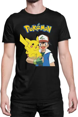 Produktbild von Herren T-Shirt Japan Manga Anime Comics Pokemon 013, Man L / Schwarz