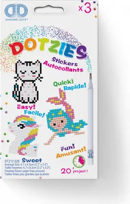 Obrázok produktu pre Diamond Dotz DTZ12.028, Detská súprava na kreslenie diamantmi, Viacfarebný