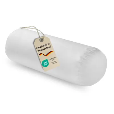 Produktbild von Kissen 15 x 40 cm, Nackenrolle, 100% Mikrofaser, waschbar, für Allergiker geeignet, sleepling