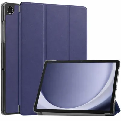 Produktbild von Schutzhülle für Samsung Galaxy Tab A7 10.4 (2020/2022) Hülle SM-T500 T505 T503 T509 Smart Cover Wake Up Sleep Stand Tablet Tasche Etui - Dunkelblau