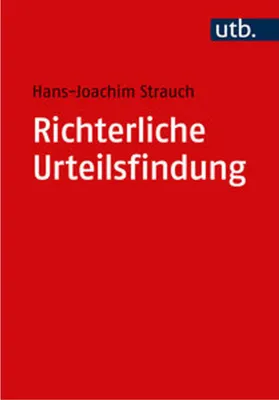 Produktbild von Richterliche Urteilsfindung
