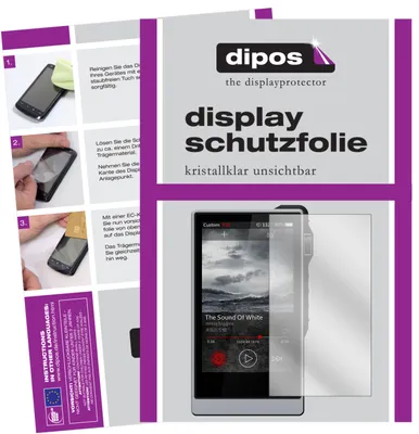 Produktbild von 2x Schutzfolie für iBasso DX200 klar Displayschutzfolie Folie Display Schutz