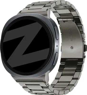 Produktbild von Bandz Stahlband 'Classic' (Graphit) - Geeignet für Samsung Galaxy Watch 8 (40mm / 44mm) & Galaxy Watch 8 Classic