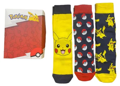 Immagine prodotto di Pokemon assortiti Confezione 3 calzini adulti
