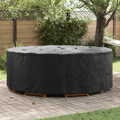 Produktbild von Möbel Möbelbezug Schwarz 244 x 244 x 85 cm 210D Oxford Stoff - Gartenmöbel-Schutzhüllen &41583