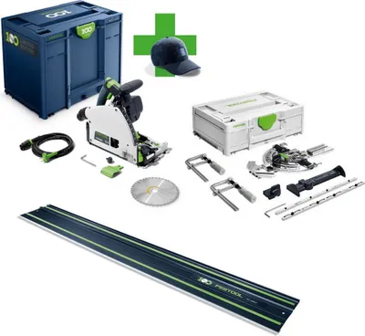 Produktbild von Festool Tauchsäge TS 60 KEBQ-Plus-FS 100Y + Führungsschiene 1400 mm + FS/2-Set