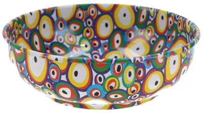 Produktbild von 1 Stk Orientalische Schüssel, Schale, Dekoschale aus Metall - Ø 9 cm Modell 2, Mehrfarbig, Schalen, Schüsseln