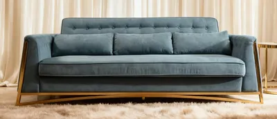 Zdjęcie produktu dla Duża sofa trzyosobowa tekstylna szara wygodna sofa tapicerowana sofa wypoczynkowa