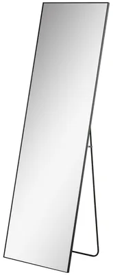 Productafbeelding van HOMCOM Ganzkörperspiegel, 160 x 49 cm. Grote staande spiegel met voet