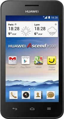 Produktbild von Huawei Ascend Y330, Single SIM, Schwarz, Android, MiniSIM, GSM, HSDPA