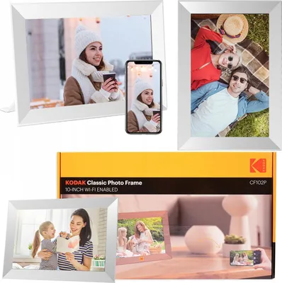 Zdjęcie produktu dla Fotoramka Cyfrowa Kodak Cf102p 10,1 Ramka Dotykowa Zdjęcia Filmy Wifi App
