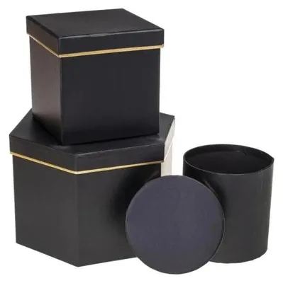 Zdjęcie produktu dla Pudełko Flower Box 3szt mix ROZETTE